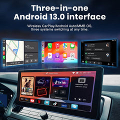 MMB Q2W Wireless Apple CarPlay Android Auto Adapter Android 13.0 YouTube Netflix AI Box 4GB+64GB For 2016-2025 Cars with Factory Wired CarPlay - CarProKit Offical Store