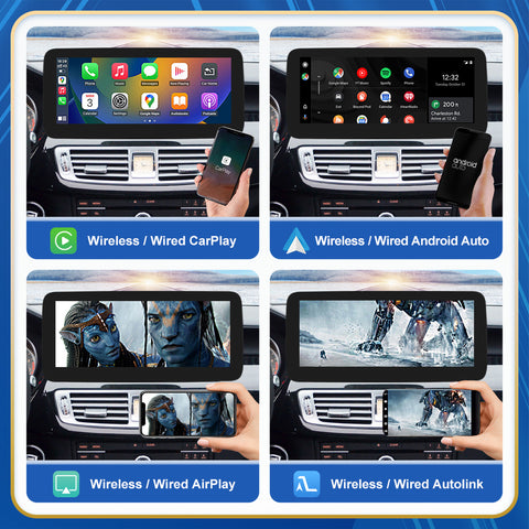 CarProKit 10.25" 12.3" Wireless CarPlay Android Auto Retrofit Linux Touch Screen for Mercedes-Benz CLS 2010-2018 with NTG 4.0/4.5/5.0 System