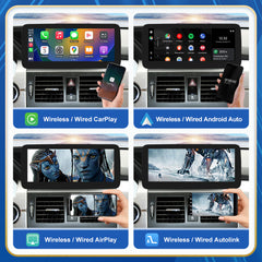 CarProKit 10.25" 12.3" Wireless CarPlay Android Auto Retrofit Linux Touch Screen for Mercedes-Benz GLK 2008-2012 with NTG 4.0 System
