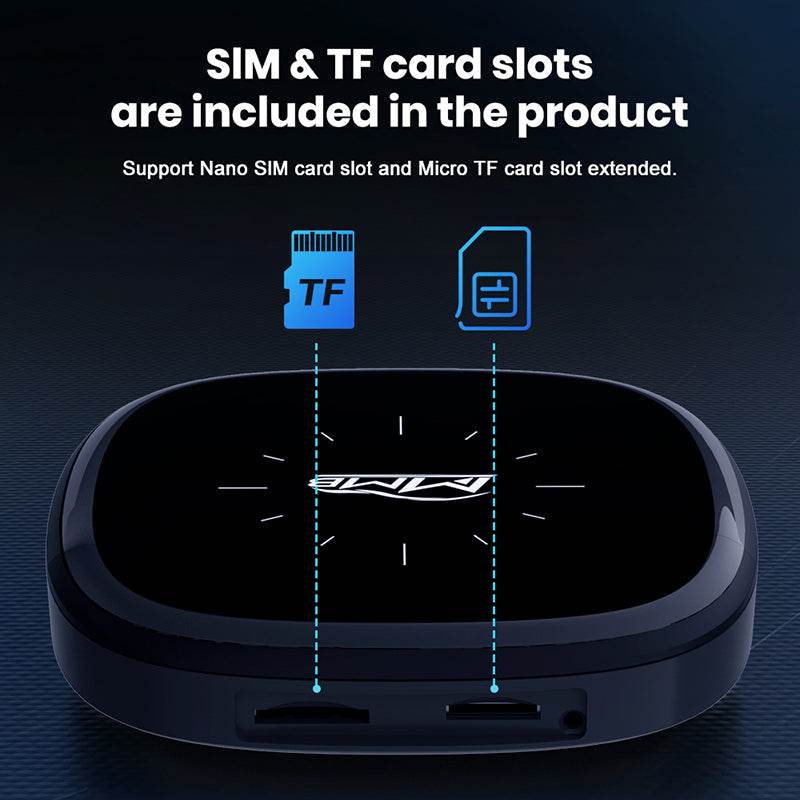 MMB Q2W Wireless Apple CarPlay Android Auto Adapter Android 13.0 YouTube Netflix AI Box 4GB+64GB For 2016-2025 Cars with Factory Wired CarPlay - CarProKit Offical Store
