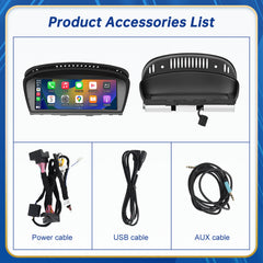CarProKit 8.8" Wireless CarPlay Android Auto Retrofit Linux Touch Screen for BMW 3 Series E90 E91 E92 E93 with CCC CIC System 2005-2011