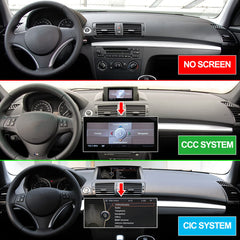 For BMW 1 Series E81 E82 E87 E88 2004-2012 Wireless CarPlay Android Auto Linux Touch Screen