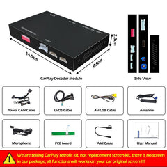 For Audi A4 A5 Q5 Symphony Concert Wireless CarPlay Android Auto Retrofit Kit