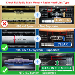 For Mercedes-Benz G Class NTG 4.5/4.7/5.0 2013-2018 Wireless CarPlay Android Auto Linux Touch Screen
