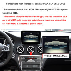 For Mercedes-Benz A/B/CLA/GLA NTG 5.0 2016-2018 Wireless CarPlay Android Auto Linux Touch Screen