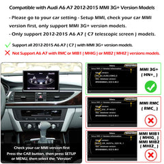 For Audi Wireless CarPlay Android Auto + Reverse Camera Retrofit Kit