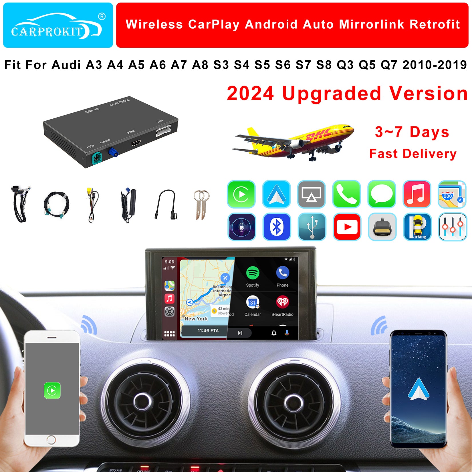 Audi Wireless CarPlay Retrofit Kit – CarProKit Offical Store