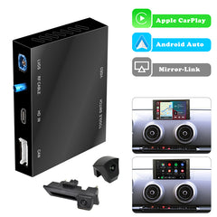 CarProKit for Audi A1 A3 A4 A5 A6 A7 A8 Q2 Q3 Q5 Q7 2010-2019 Wireless Apple CarPlay Android Auto Retrofit Kit + Front & Reverse Backup Camera