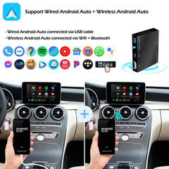 CarProKit 无线 CarPlay Android 自动镜像改装套件适用于梅赛德斯奔驰 A/B/C/E/S CLA CLS GLA GLC GLE GLS GLK ML AMG 2015-2018 NTG 5.0