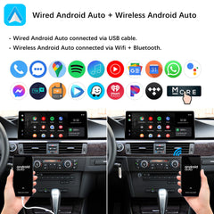 For BMW 3/5 Series CCC CIC Wireless CarPlay Android Auto 12.3" Linux Screen