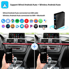 CarProKit Wireless CarPlay Android Auto Mirroring YouTube Nachrüstsatz für BMW 1/2/3/4/5/6/7 Serie X1 X3 X4 X5 X6 CIC/NBT-System 2009–2016 