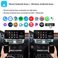 For Mercedes-Benz CLS NTG 4.0/4.5/4.7/5.0 2010-2018 Wireless CarPlay Android Auto Linux Touch Screen