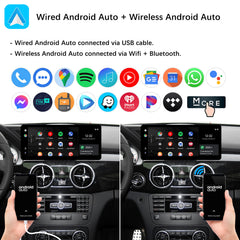For Mercedes-Benz GLK NTG 4.5/4.7 2013-2015 Wireless CarPlay Android Auto Linux Touch Screen
