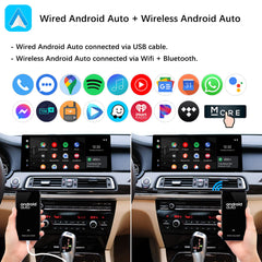 For BMW 7 Series CIC NBT 2008-2015 Wireless CarPlay Android Auto Linux Touch Screen