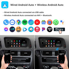 For Audi Q5 Wireless CarPlay Android Auto Linux Touch Screen 2009-2017