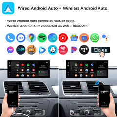 For Audi Q3 Wireless CarPlay Android Auto Linux Touch Screen 2013-2018