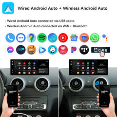 For Audi A1 Wireless CarPlay Android Auto Linux Touch Screen 2012-2018