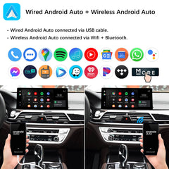 For BMW 7 Series EVO ID5 ID6 2016-2019 Wireless CarPlay Android Auto Linux Touch Screen