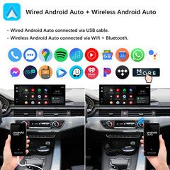 For Audi A4 A5 MIB2 Wireless CarPlay Android Auto Linux Touch Screen 2016-2019