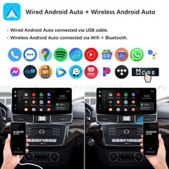 For Mercedes-Benz GLE GLS NTG 5.0 2016-2018 Wireless CarPlay Android Auto Linux Touch Screen