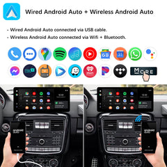 For Mercedes-Benz G Class NTG 4.5/4.7/5.0 2013-2018 Wireless CarPlay Android Auto Linux Touch Screen