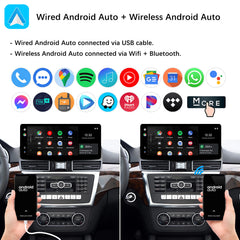 For Mercedes-Benz ML GL NTG 4.5/4.7 2012-2015 Wireless CarPlay Android Auto Linux Touch Screen