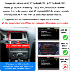 CarProKit Wireless CarPlay Android Auto Mirroring YouTube Nachrüstsatz für Audi A1 A3 A4 A5 A6 A7 A8 S3 S4 S5 S6 S7 S8 Q3 Q5 Q7 2009–2019