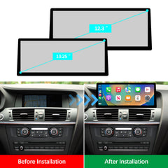For BMW X3 X4 CIC NBT 2011-2016 Wireless CarPlay Android Auto Linux Touch Screen