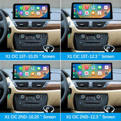 For BMW X1 CIC NBT 2009-2018 Wireless CarPlay Android Auto Linux Touch Screen