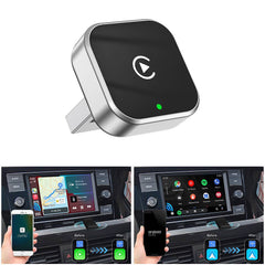 CarProKit 2.0 Wireless Apple CarPlay Android Auto Adapter Mini USB Dongle Plug & Play for 2016-2025 Cars with Factory Wired CarPlay | Android Auto