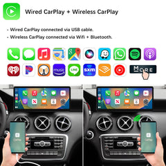 For Mercedes-Benz A/B/CLA/GLA NTG 4.5 2013-2015 Wireless CarPlay Android Auto Linux Touch Screen