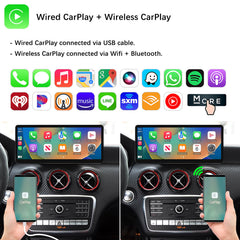 For Mercedes-Benz A/B/CLA/GLA NTG 5.0 2016-2018 Wireless CarPlay Android Auto Linux Touch Screen