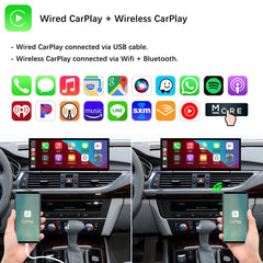 For Audi A6 A7 C7 Wireless CarPlay Android Auto Linux Touch Screen 2011-2015