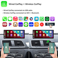 For Audi Q3 Wireless CarPlay Android Auto Linux Touch Screen 2013-2018