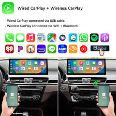 For BMW X1 CIC NBT 2009-2018 Wireless CarPlay Android Auto Linux Touch Screen