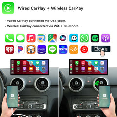 For Audi A1 Wireless CarPlay Android Auto Linux Touch Screen 2012-2018