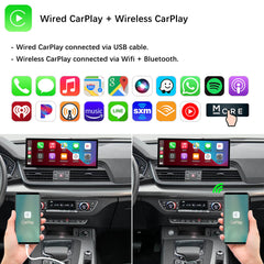 For Audi Q5 MIB2 Wireless CarPlay Android Auto Linux Touch Screen 2018-2019
