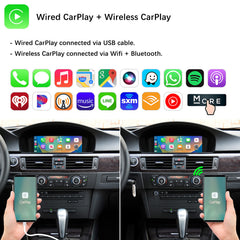 For BMW 3 Series CCC CIC 2005-2011 Wireless CarPlay Android Auto Linux Touch Screen