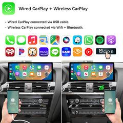 For BMW X3 X4 CIC NBT 2011-2016 Wireless CarPlay Android Auto Linux Touch Screen