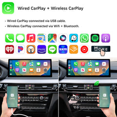 For BMW X5 F15 NBT 2014-2016 Wireless CarPlay Android Auto Linux Touch Screen