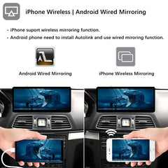For Mercedes-Benz E Coupe NTG 4.0/4.5/4.7/5.0 2009-2016 Wireless CarPlay Android Auto Linux Touch Screen