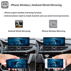 For Audi A6 A7 C7 Wireless CarPlay Android Auto Linux Touch Screen 2016-2018