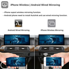 For BMW 5 Series CIC NBT 2011-2017 Wireless CarPlay Android Auto Linux Touch Screen