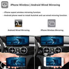 For Mercedes-Benz GLK NTG 4.5/4.7 2013-2015 Wireless CarPlay Android Auto Linux Touch Screen