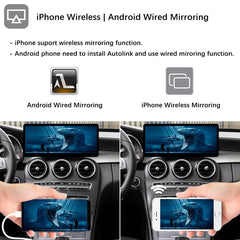 For Mercedes-Benz C/V/GLC Class NTG 5.0 2015-2019 Wireless CarPlay Android Auto Linux Touch Screen