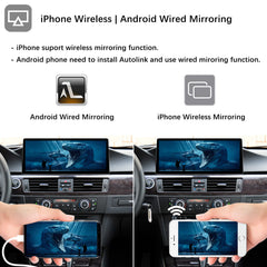 For BMW 3/5 Series CCC CIC Wireless CarPlay Android Auto 12.3" Linux Screen