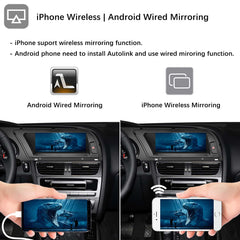 For Audi A4 Wireless CarPlay Android Auto Linux Touch Screen 2013-2015