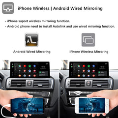 For BMW 1/2 Series NBT EVO 2012-2019 Wireless CarPlay Android Auto Linux Touch Screen
