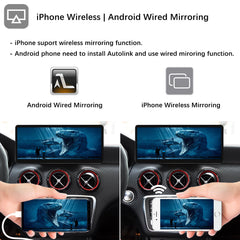 For Mercedes-Benz A/B/CLA/GLA NTG 5.0 2016-2018 Wireless CarPlay Android Auto Linux Touch Screen