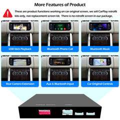 For Land Rover Jaguar Bosch Harman Wireless CarPlay Android Auto Retrofit Kit